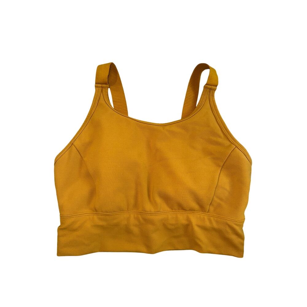CALIA Made to Play Essential Ribbed Sports Bra: BRONZED TOPAZ Womens Medium